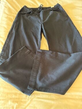 Casual Drawstring Navy Pants